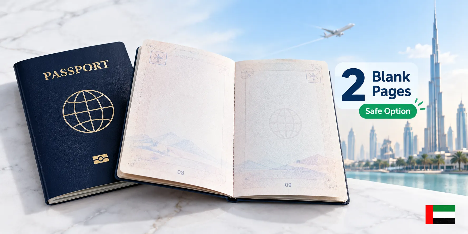 How Many Blank Passport Pages Do You Need for a Dubai Visa?