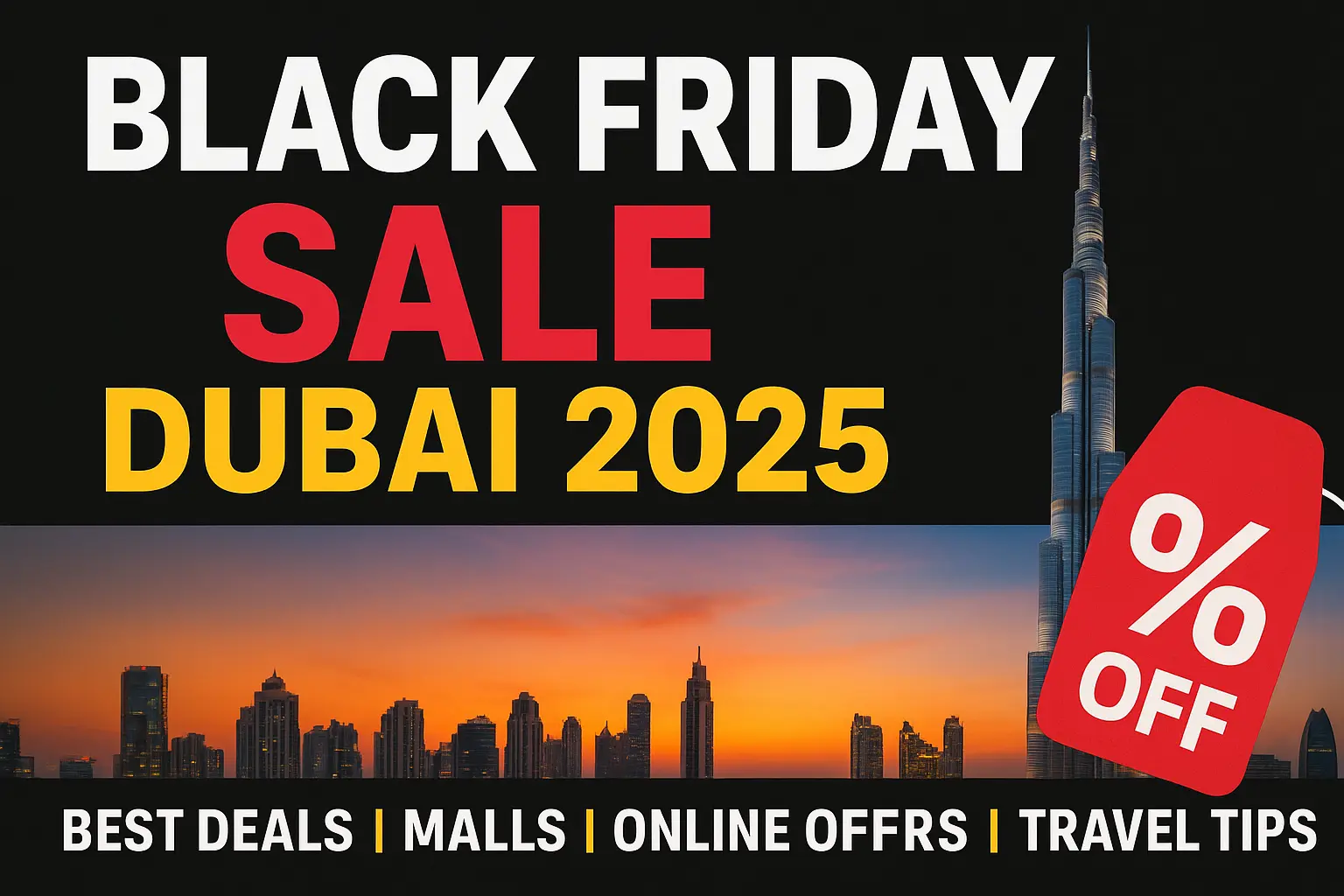 Black Friday Sale Dubai 2025: Best Deals, Malls, Online Offers & Travel Tips