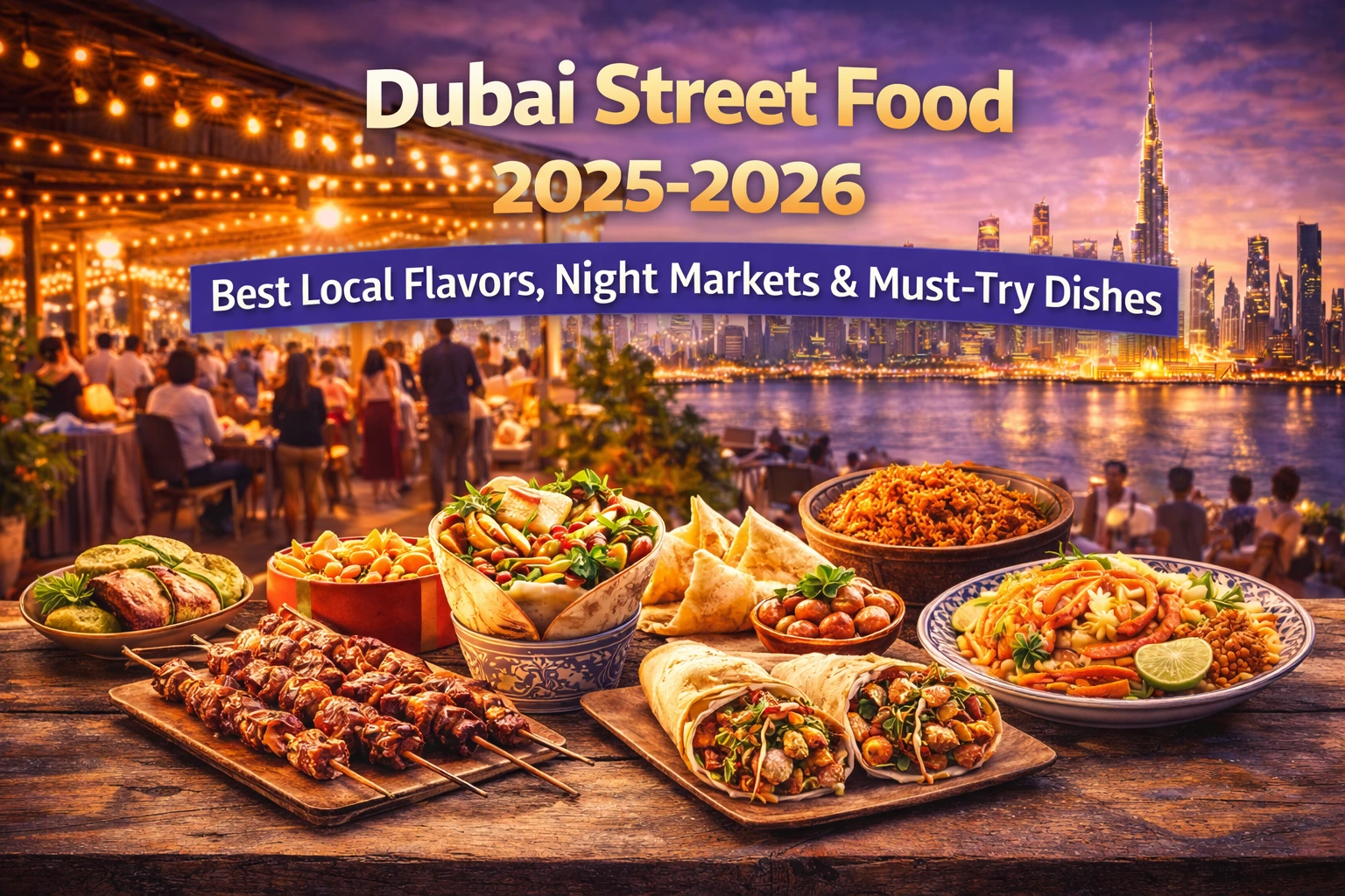Dubai Street Food 2025-2026: Best Local Flavors, Night Markets & Must-Try Dishes