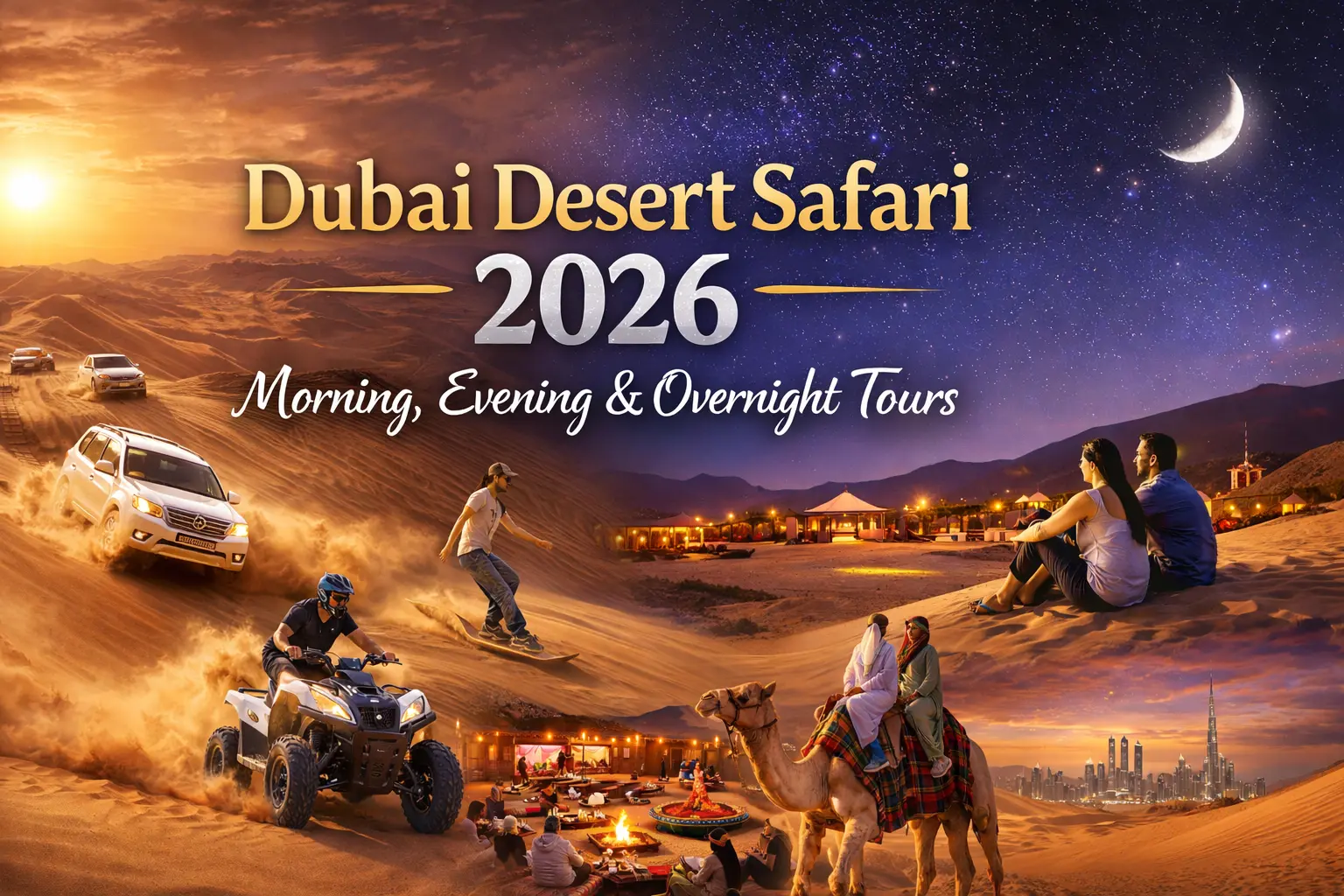 Dubai Desert Safari 2026: Best Safari Types, Prices, Activities & Travel Tips